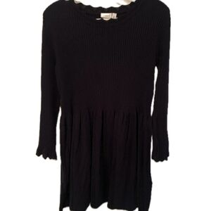 Chic Navy Kids Casual Dress